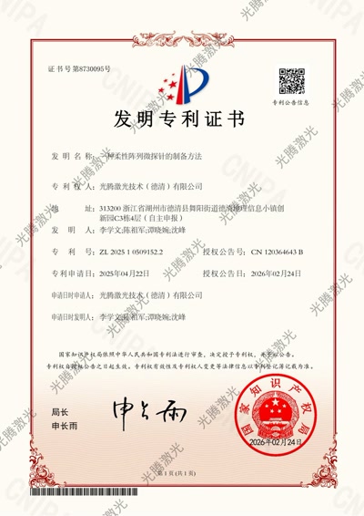 一种柔性阵列微探针的制备方法